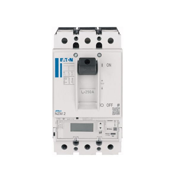 NZM2 PXR25 circuit breaker - integrated energy measurement class 1, 250A, 3p, Screw terminal, earth-fault protection and zone selectivity image 4