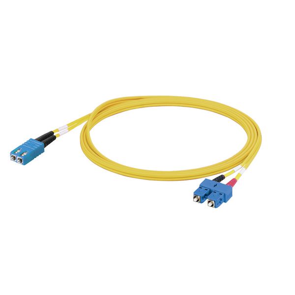 (Assembled) Fibre-optic data cable, ZIPCORD, SCRJ IP 20, SC duplex IP  image 1
