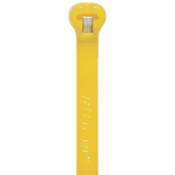 TY272M-4 CABLE TIE 120LB 9IN YELLOW NYLON image 1