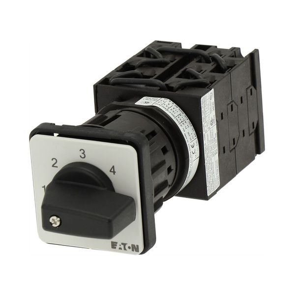 Step switches, T0, 20 A, centre mounting, 3 contact unit(s), Contacts: 5, 45 °, maintained, Without 0 (Off) position, 1-5, Design number 15005 image 8