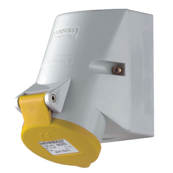 Mennekes Wall mounted recept., 16A3p4h110V, IP44 1719 image 1