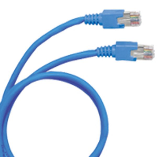 Patch cord RJ45 category 6 U/UTP unscreened PVC 3 meters image 1