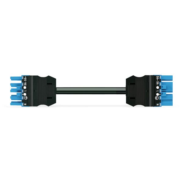 pre-assembled interconnecting cable B2ca Socket/plug blue image 1