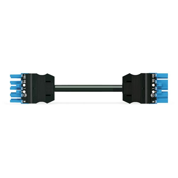 pre-assembled interconnecting cable Cca Socket/plug blue image 1