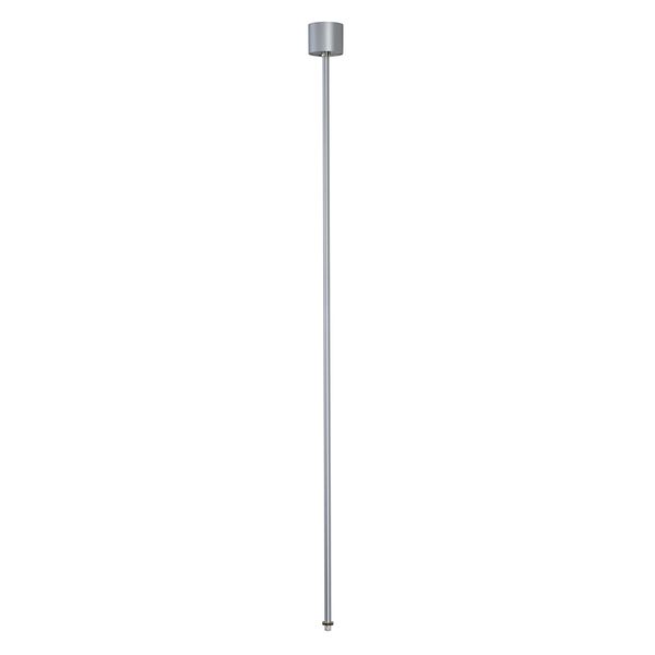 EUTRAC pendant rod fixed for 3-phase track,120cm, silvergrey image 1