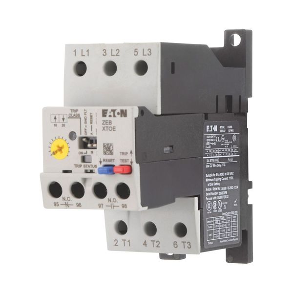 Overload relay, Separate mounting, Earth-fault protection: with, Ir= 4 - 20 A, 1 N/O, 1 N/C image 16