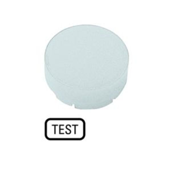 Button lens, raised white, TEST image 2