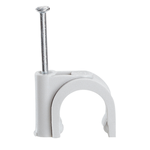 Cable clip Fixfor - for concrete materials - for cable Ø 19 mm - grey image 1