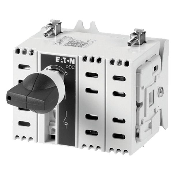 DC switch disconnector, 630 A, 2 pole, 2 N/O, 2 N/C, with grey knob, service distribution board mounting image 6