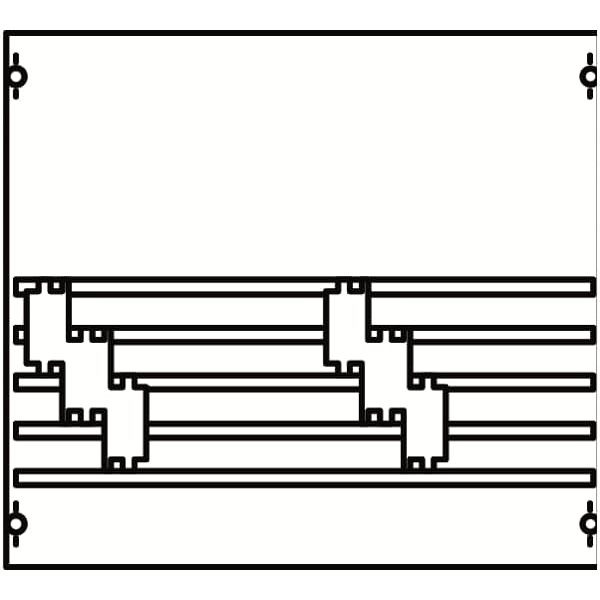 2V003A ComfortLine Distribution panel, 72 SU, Field Width: 2, 450 mm x 500 mm x 160 mm image 6