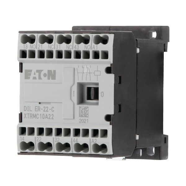 Contactor relay, 220 V 50 Hz, 240 V 60 Hz, N/O = Normally open: 2 N/O, N/C = Normally closed: 2 NC, Spring-loaded terminals, AC operation image 18