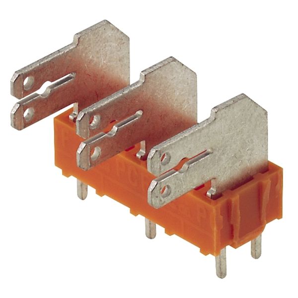 PCB terminal, 10.00 mm, Number of poles: 4, Conductor outlet direction image 2