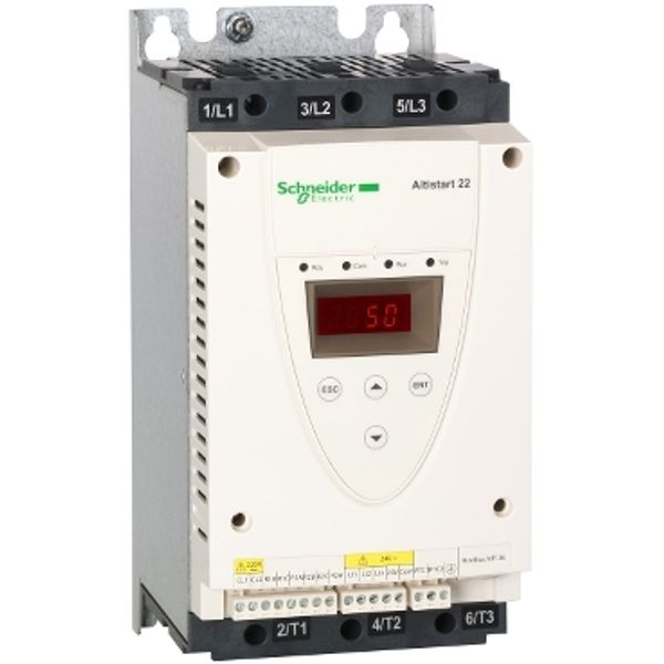 soft starter-ATS22-control 220V-power 230V(11kW)/400...440V(22kW)/500V(30kW) image 2