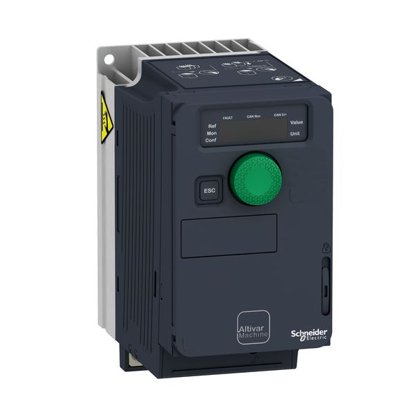 variable speed drive, ATV320, 0.75 kW, 200…240 V, 3 phases, compact image 3