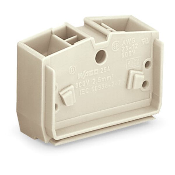 4-conductor center terminal block without push-buttons suitable for Ex image 1