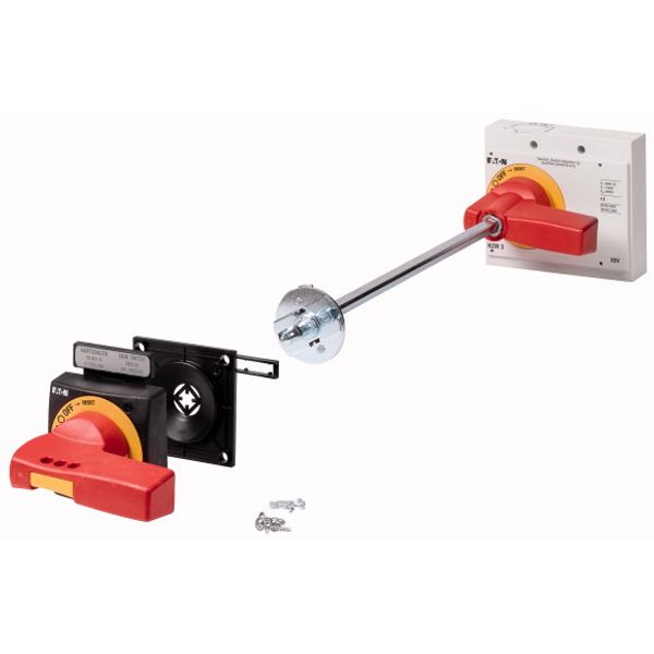 Main switch assembly kit, +additional handle red, size 3, NA type image 1