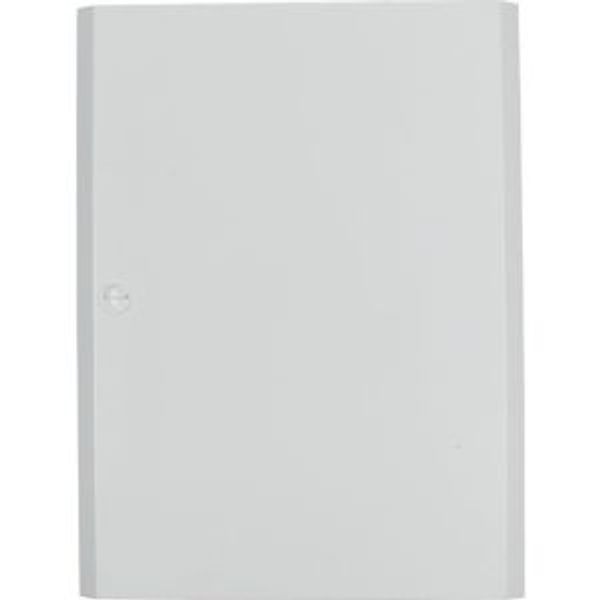 Surface mounted steel sheet door white, transparent, for 24MU per row, 5 rows image 2