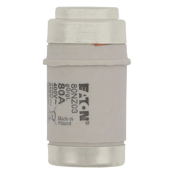 Fuse-link, LV, 80 A, AC 400 V, D03, gL/gG, IEC, time-delay image 7