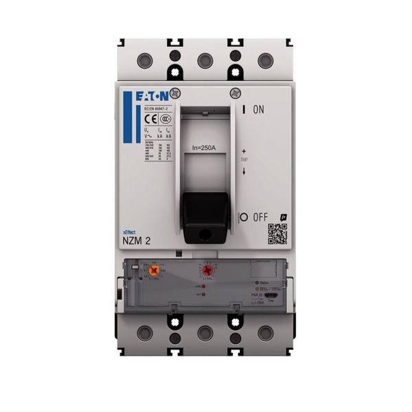 NZM2 PXR10 circuit breaker, 250A, 4p, Screw terminal image 3