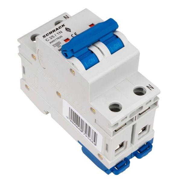 Miniature Circuit Breaker (MCB) AMPARO 10kA, C 25A, 1+N image 3