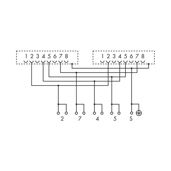 Interface module 2xRJ-45 PCB terminal blocks, double-row image 5