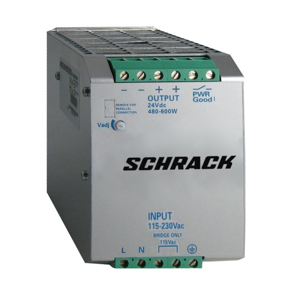 Single-phase Power Supply pulsing 230VAC/24VDC, 22A at 50øC image 1