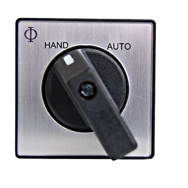 Toggle-switch front central mounting 20A 1-pole hand-auto image 1