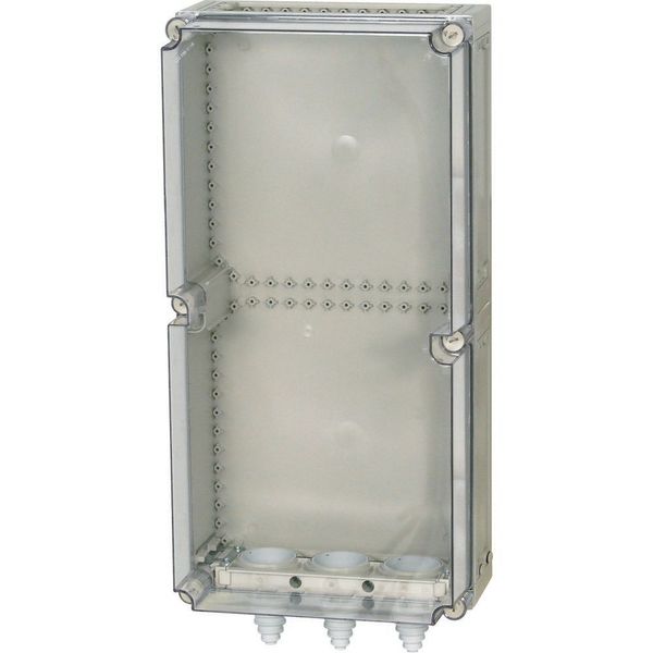 Panel enclosure, with gland plate and cable glands, HxWxD=750x375x225mm image 4