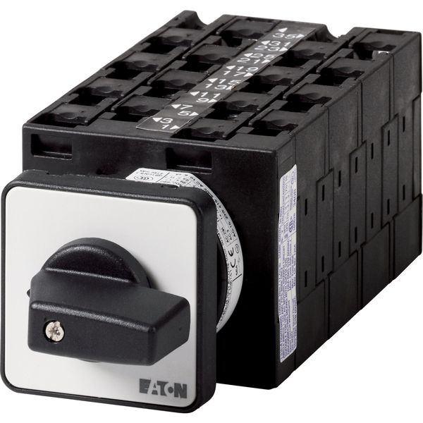 Step switches, T3, 32 A, flush mounting, 8 contact unit(s), Contacts: 15, 45 °, maintained, Without 0 (Off) position, 1-5, Design number 15152 image 5