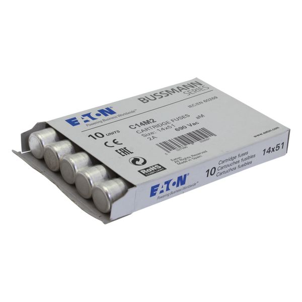 Fuse-link, LV, 2 A, AC 690 V, 14 x 51 mm, aM, IEC image 16