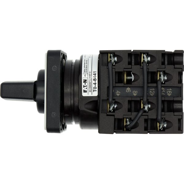 Multi-speed switches, T0, 20 A, flush mounting, 4 contact unit(s), Contacts: 8, 60 °, maintained, With 0 (Off) position, 1-0-2, Design number 8441 image 29