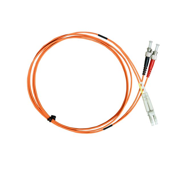 FO Patchcord Duplex LC / ST,50/125æm OM2, LS0H-3, orange, 2m image 2