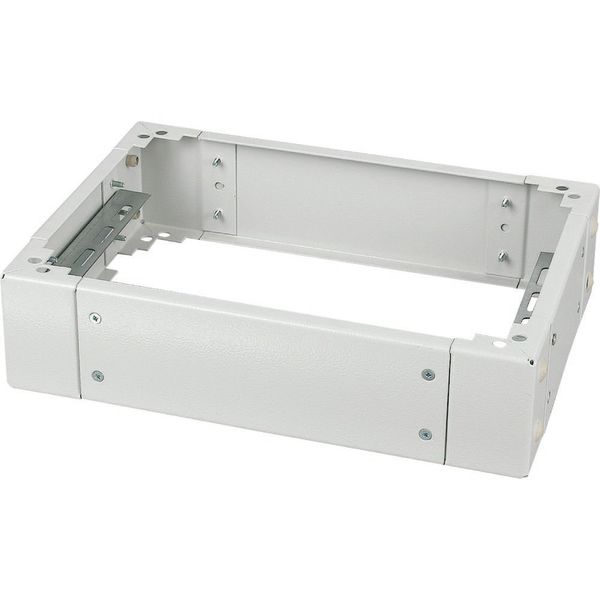 Cable marshalling box for IP30 floor standing distribution boards, HxWxD = 100 x 1000 x 300 mm, white image 4