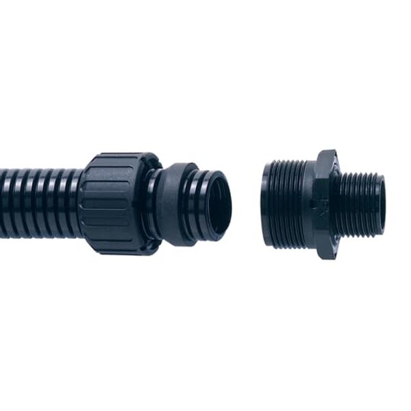 ASF13/M16/A/BL STRAIGHT M16 IP66.69/ NC13 COND BLK image 2