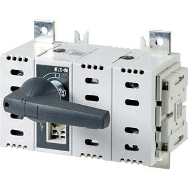 DC switch disconnector, 400 A, 2 pole, 2 N/O, 2 N/C, with grey knob, service distribution board mounting image 2