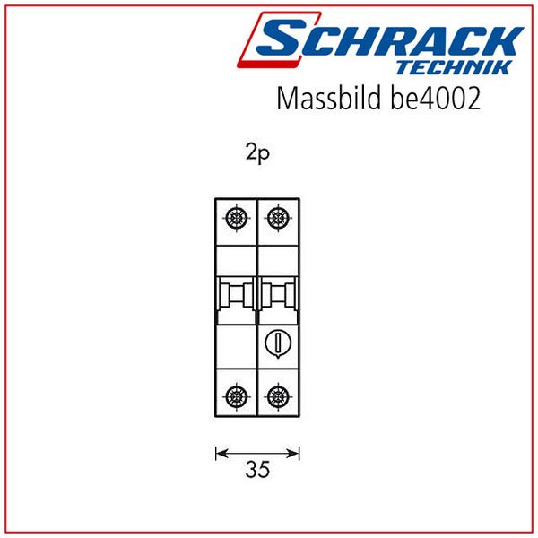 Motor Protection Circuit Breaker, 2-pole, 1.6-2.5A image 3