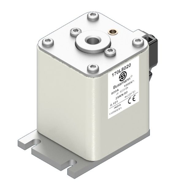 Fuse-link, high speed, 400 A, AC 660 V, Size 2, 61 x 75 x 141 mm, aR, IEC, single indicator image 3