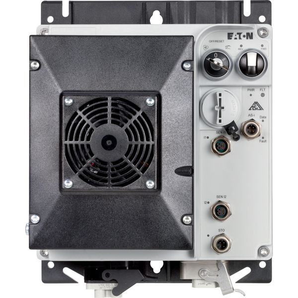 Speed controllers, 8.5 A, 4 kW, Sensor input 4, 400/480 V AC, AS-Interface®, S-7.4 for 31 modules, HAN Q4/2, STO (Safe Torque Off), with fan image 7
