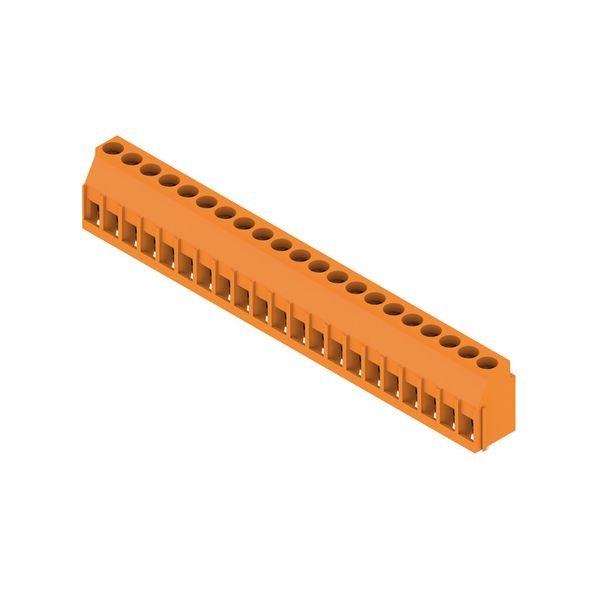 PCB terminal, 5.00 mm, Number of poles: 21, Conductor outlet direction image 3