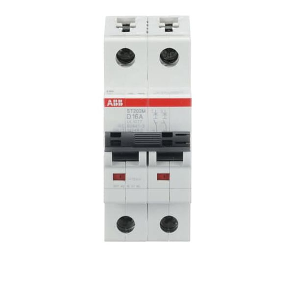 ST202M-D16 Miniature Circuit Breaker - 2P - D - 16 A image 1