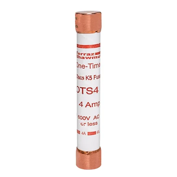 Fuse OTS - Class K5 - Fast-Acting 600VAC 300VDC 4A Ferrule image 1