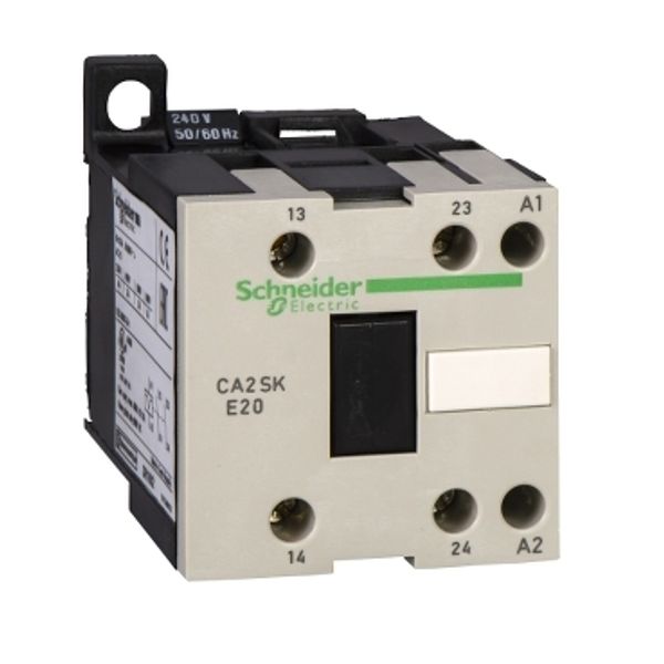 TeSys SK control relay - 2 NO - = 690 V - 230 V AC coil image 2