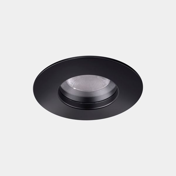 Downlight Play IP65 Round Fixed 6.4W LED warm-white 2700K CRI 90 48.6º ON-OFF Black IP65 522lm image 1