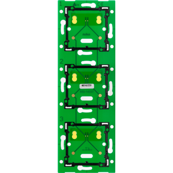 Threefold vertical wall-mounted printed circuit board for Niko Home Co image 1