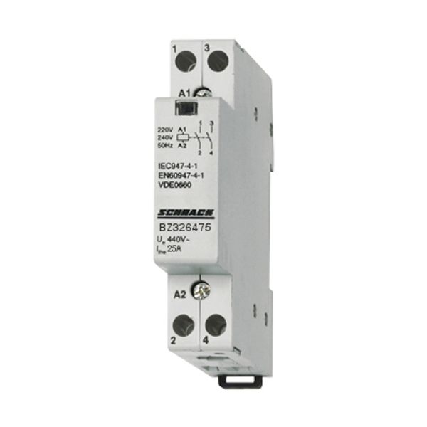 Modular contactor 25A, 2 NO, 230VAC, 1MW image 1