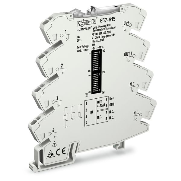 Temperature signal conditioner for RTD sensors Current output signal P image 1