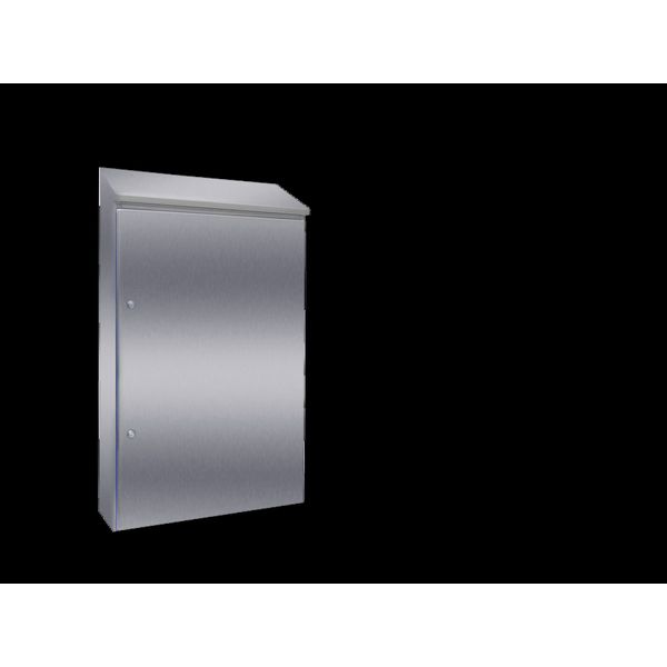 HD Compact enclosure, WHD: 810x1250(H1)x1421(H2)x300 mm, Stainless steel 1.4301 image 2