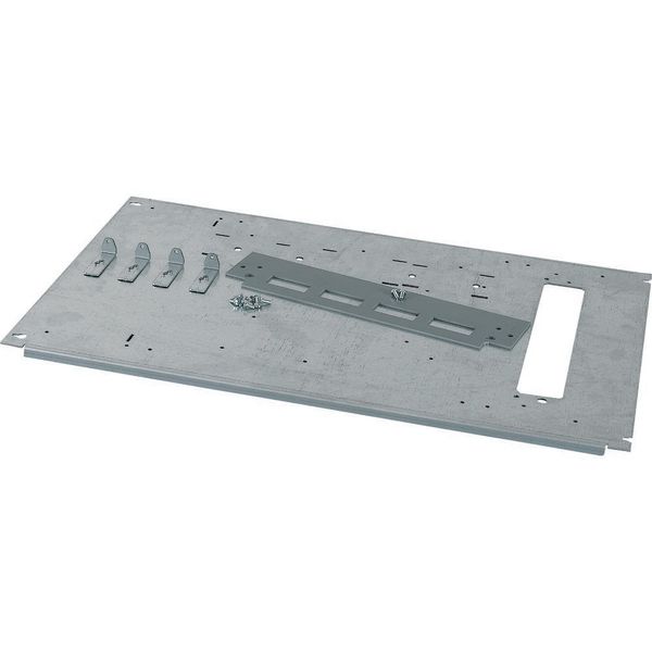 Mounting plate for  W = 800 mm, NZM4, vertical image 3