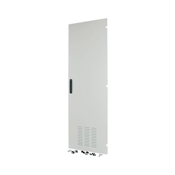 Cable area door, ventilated, IP42, MCC, right, HxW=2000x600mm, grey image 2