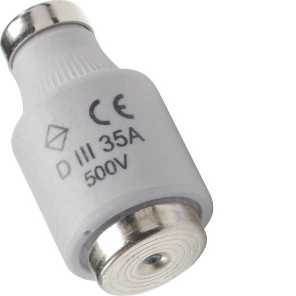 Fuse DIII E33 35A 500V, tripping characteristic fast, with indicator image 1